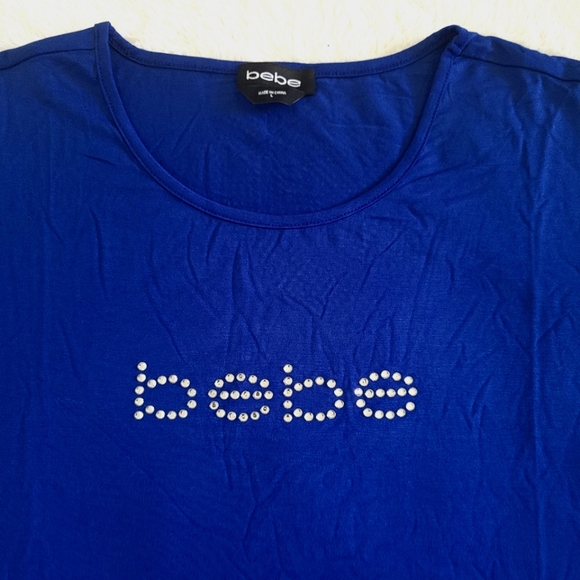 bebe Blue💙 Top with Cutout✂️ Sleeve Detail - NWT - Picture 12 of 16